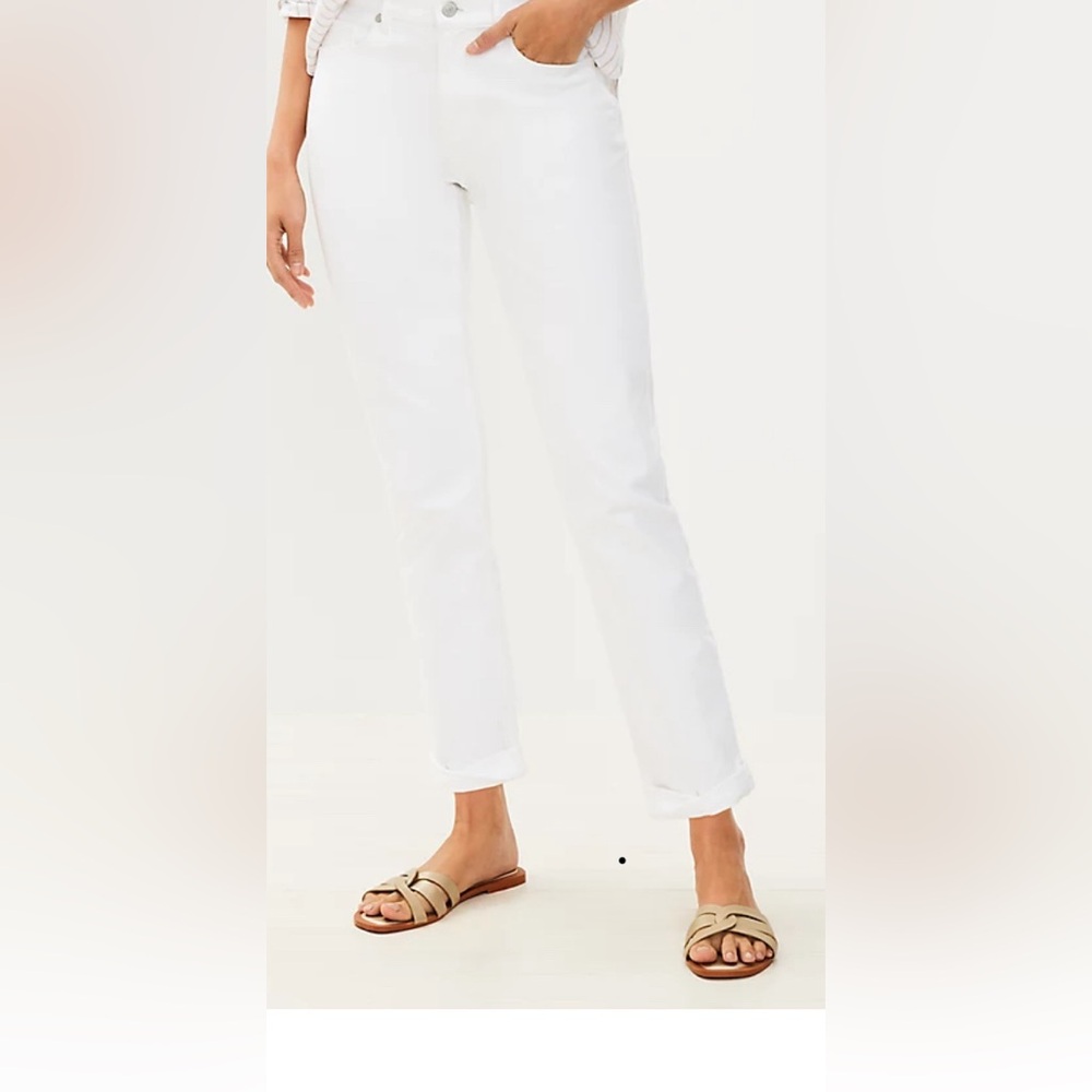 NWT!! LOFT White summer Jeans